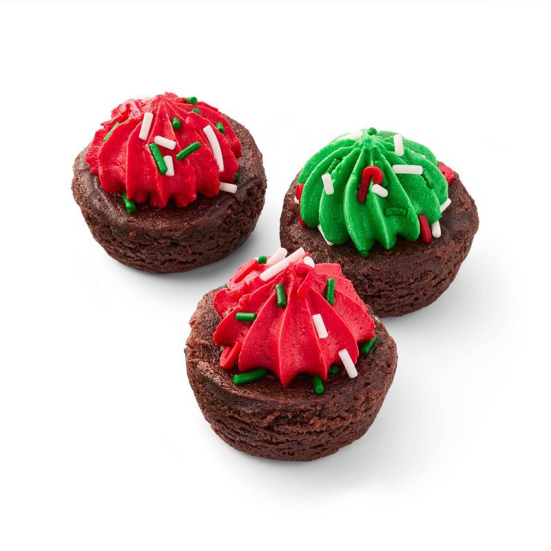 slide 3 of 3, Christmas Mini Brownie Platter - 14oz/16ct - Favorite Day™, 14 oz, 16 ct