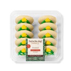 Christmas Tree Frosted Cookies - 13.1oz/10ct - Favorite Day™