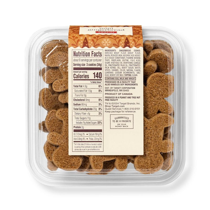 slide 2 of 3, Christmas Gingerbread Man Cookies - 10oz/25ct - Favorite Day™, 25 ct; 10 oz