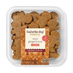 Christmas Gingerbread Man Cookies - 10oz/25ct - Favorite Day™