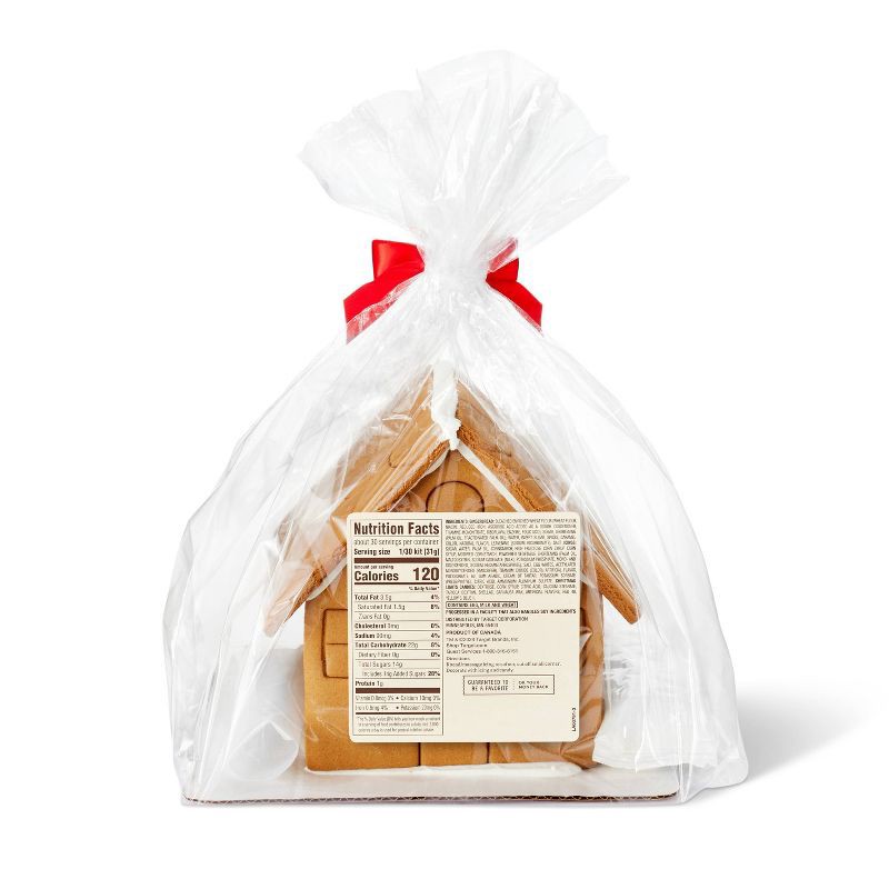 slide 2 of 3, Christmas Pre-Built Gingerbread House Baked Good Kits - 33.2oz - Favorite Day™, 33.2 oz