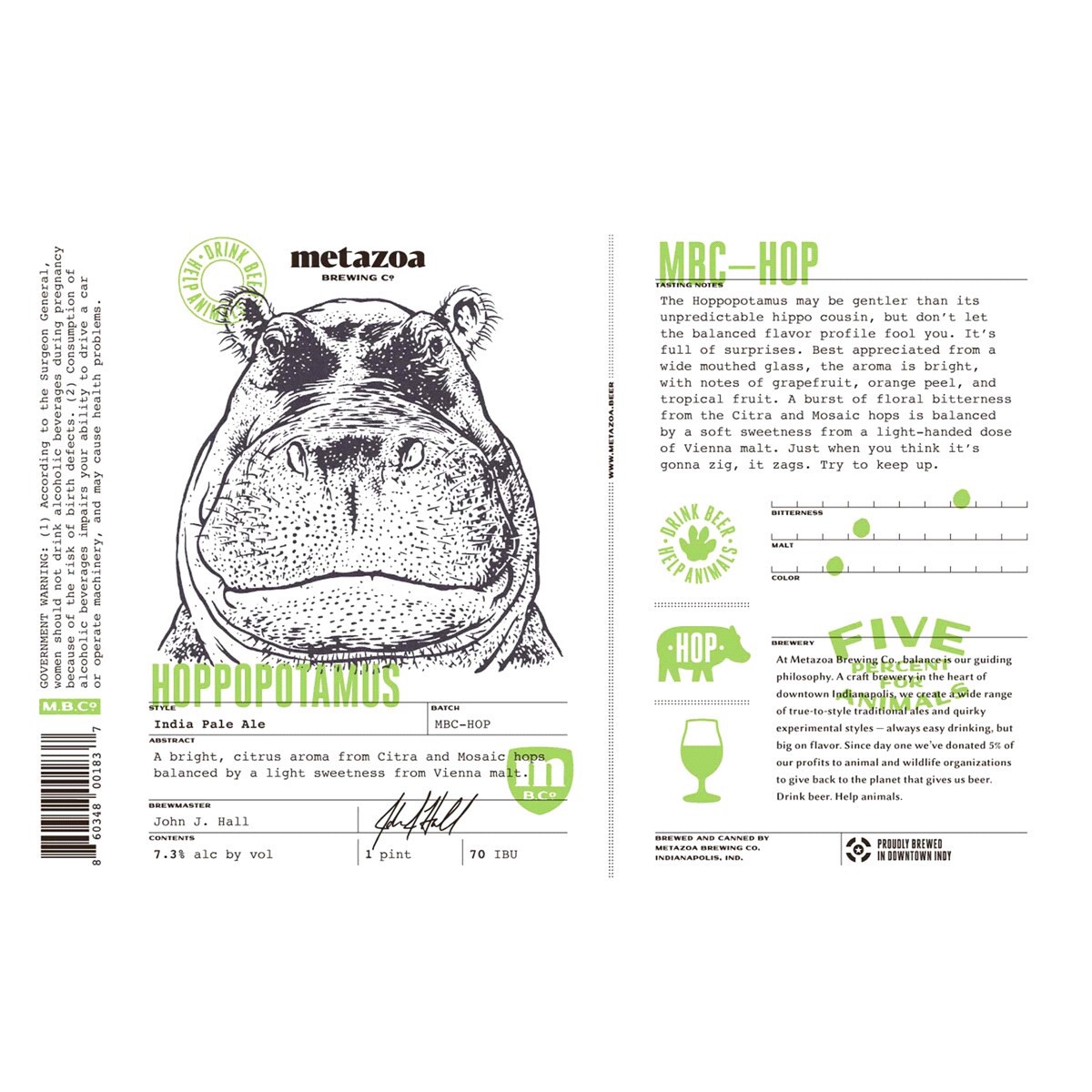 slide 2 of 2, Metazoa Hoppopotamus /, 4 ct; 16 oz