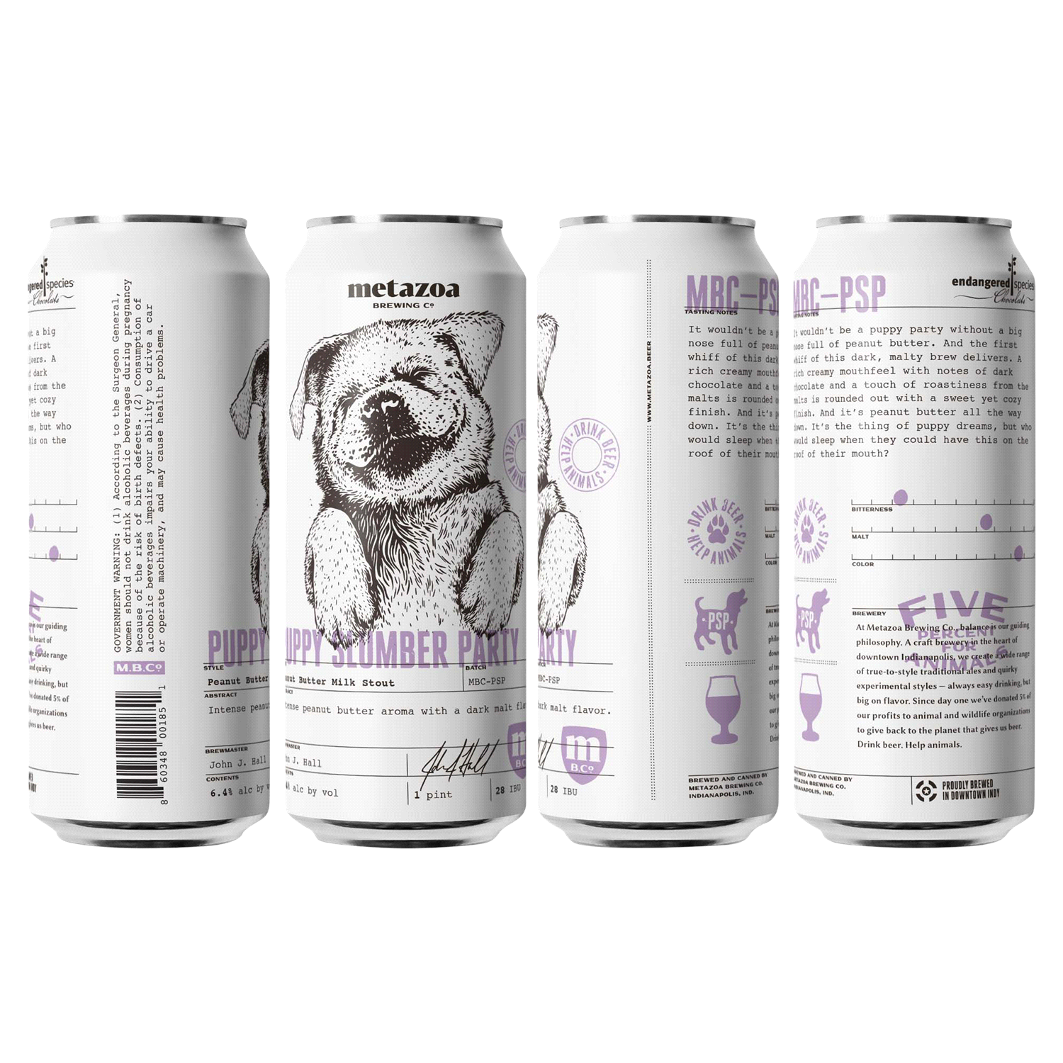 slide 2 of 3, Metazoa Puppy Slumber Party, 4 ct; 16 oz