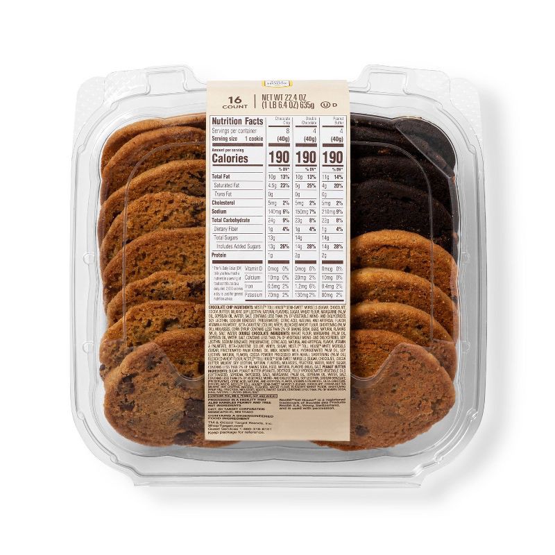 slide 2 of 4, Variety Cookies - 16ct/22.4oz - Favorite Day™, 16 ct; 22.4 oz