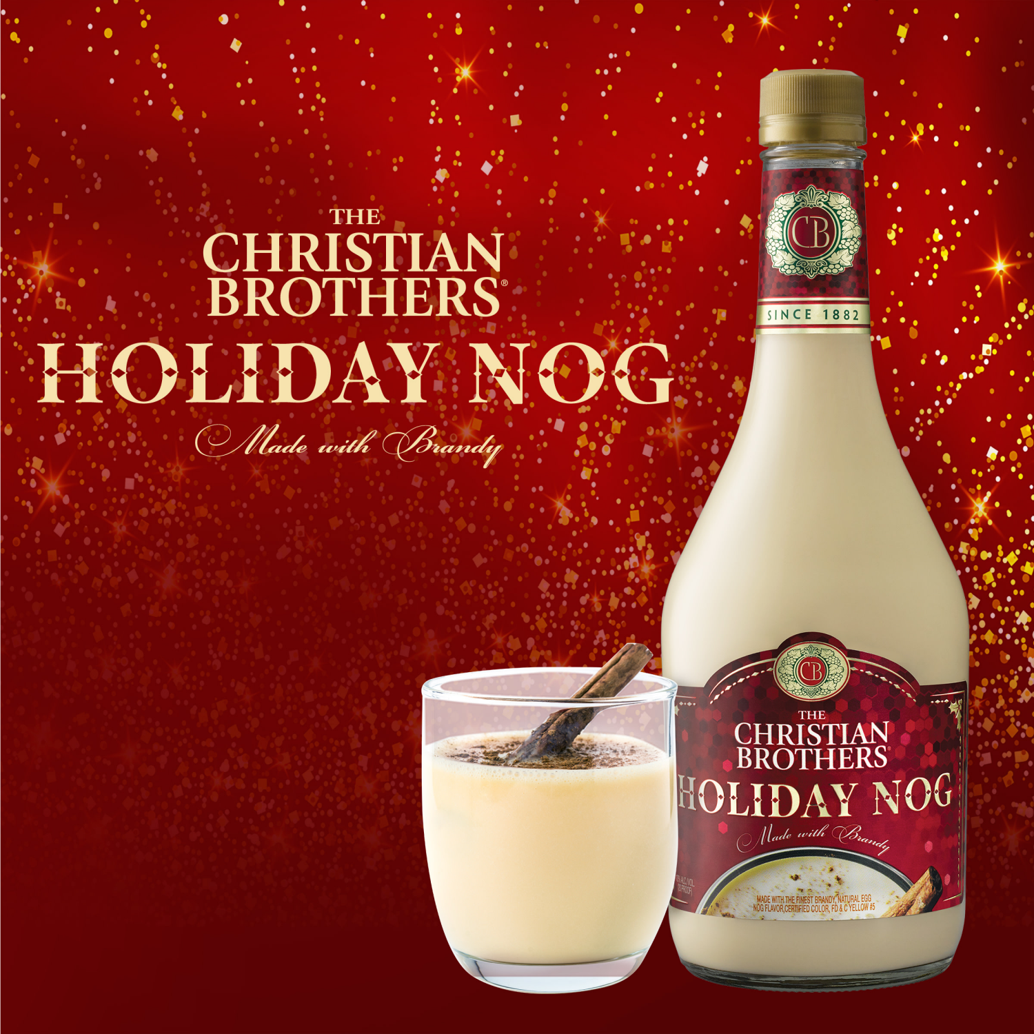 slide 2 of 6, Christian Brothers Holiday Nog 750 ml, 750 ml