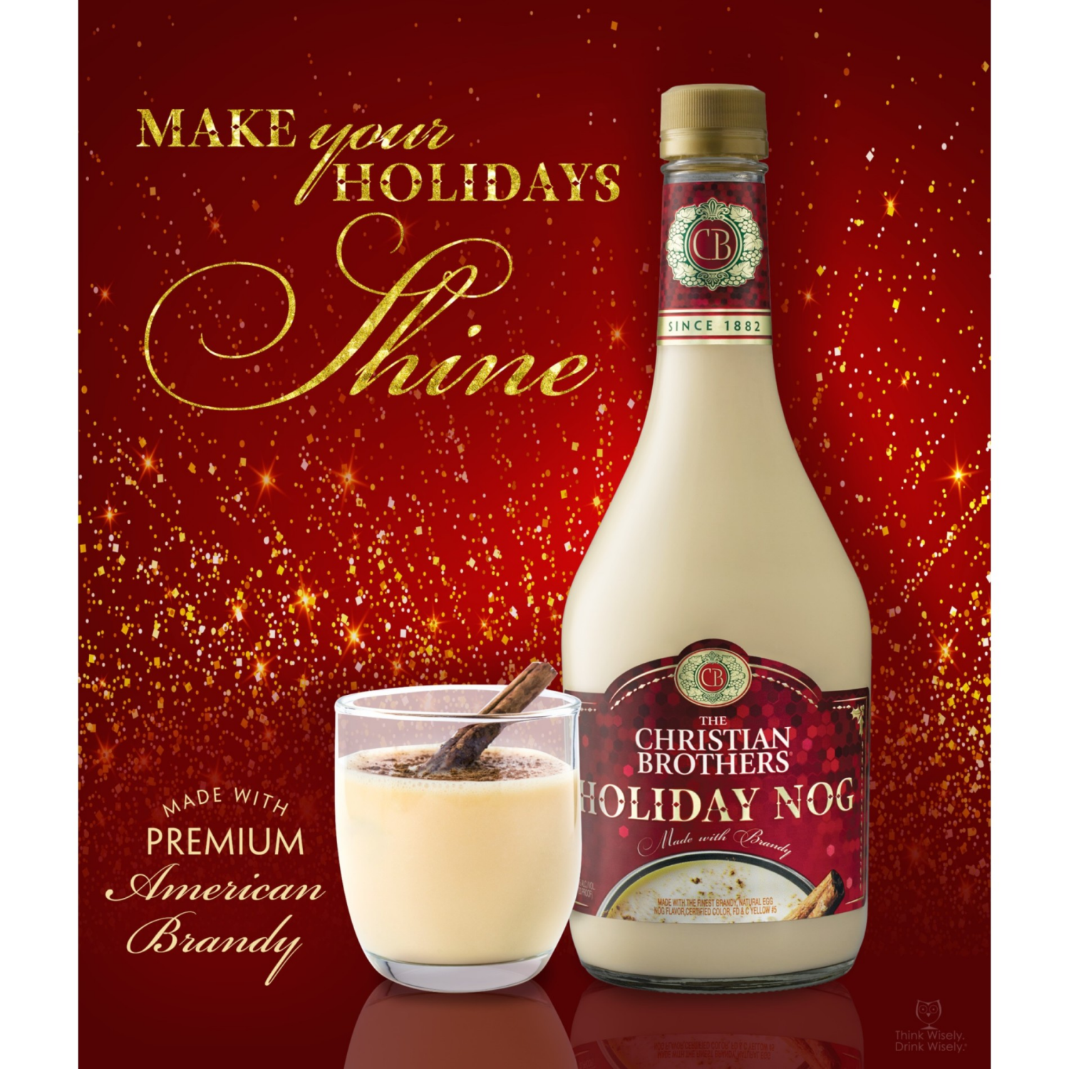 slide 3 of 6, Christian Brothers Holiday Nog 750 ml, 750 ml