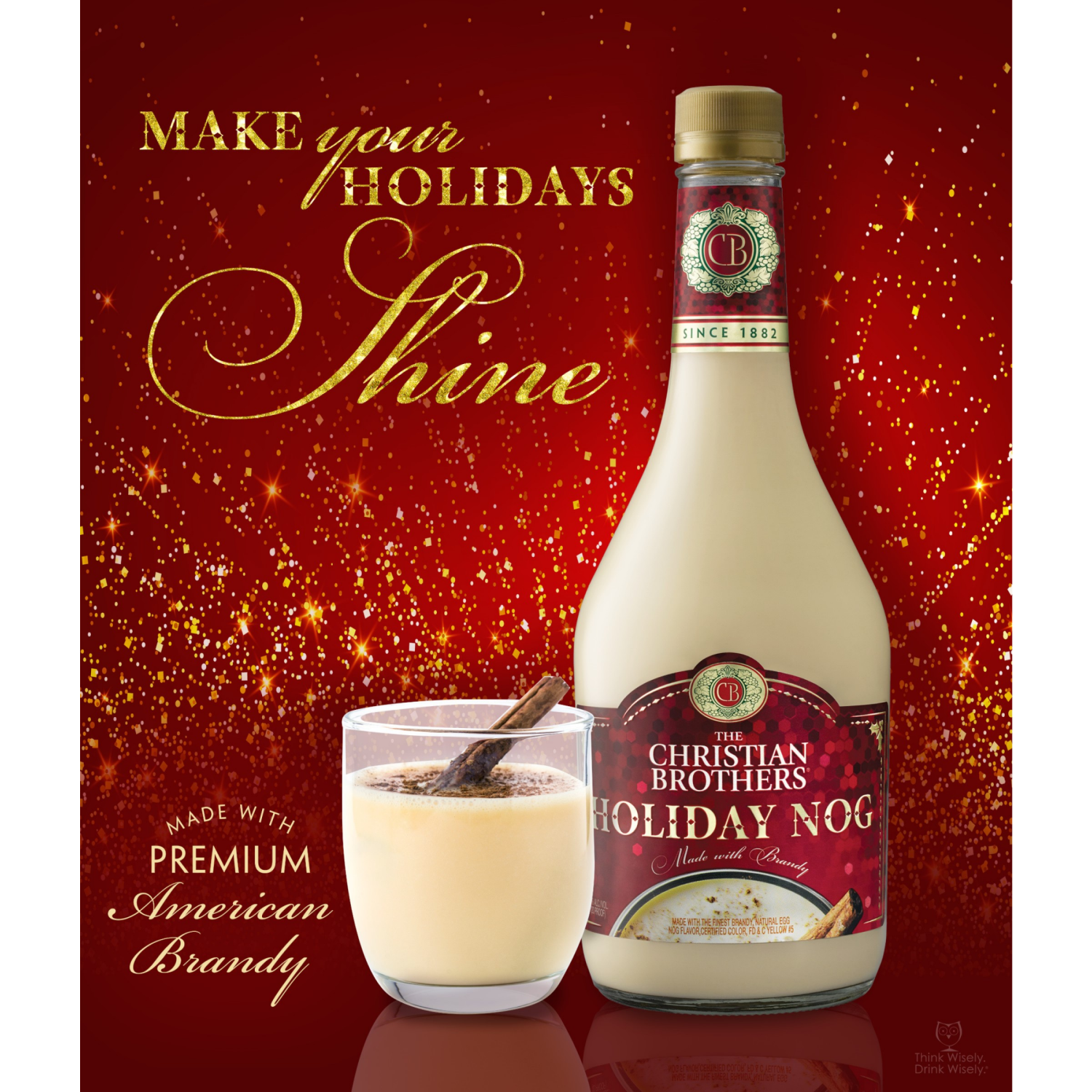 slide 6 of 6, Christian Brothers Holiday Nog 750 ml, 750 ml
