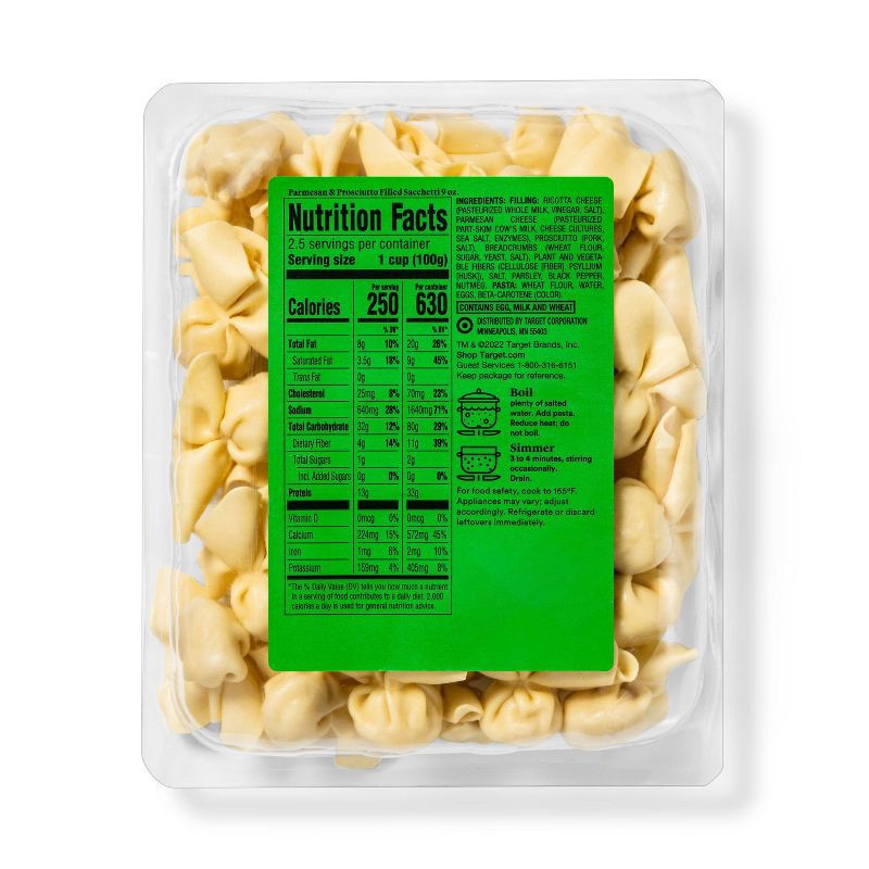 slide 2 of 4, Parmesan & Prosciutto Sacchetti - 9oz - Good & Gather™, 9 oz