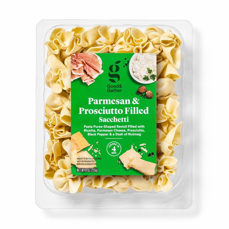 slide 1 of 4, Parmesan & Prosciutto Sacchetti - 9oz - Good & Gather™, 9 oz