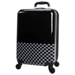 Crckt Kids' Hardside Carry On Spinner Suitcase - Black/Gray