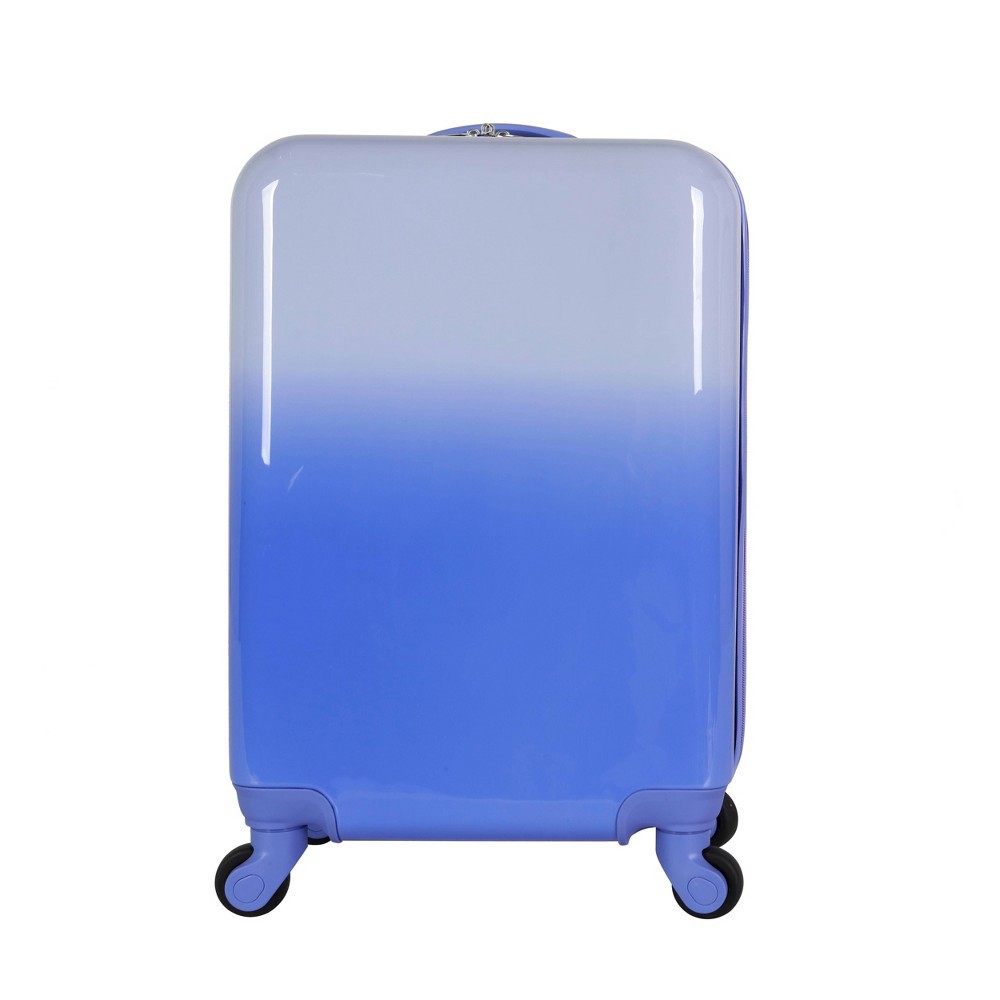slide 2 of 10, Crckt Kids' Hardside Carry On Spinner Suitcase - Blue Ombre, 1 ct