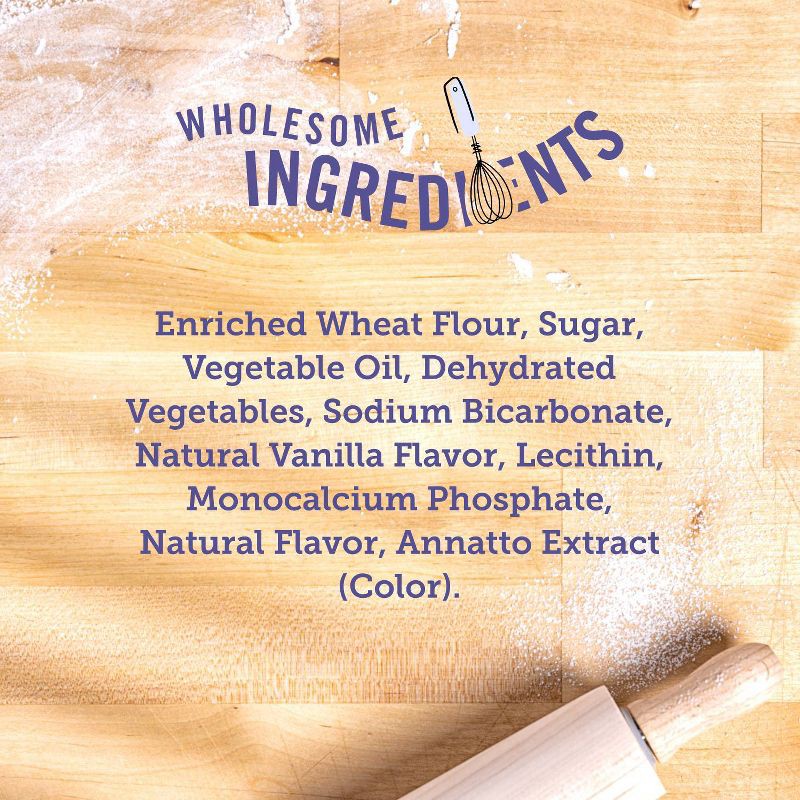 slide 3 of 6, Three Dog Bakery Birthday Cake Lick 'n Crunch Vanilla Flavor Dog Treats - 13oz, 13 oz