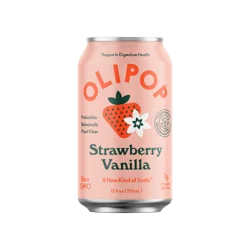 OLIPOP Strawberry Vanilla Sparkling Tonic- 12 fl oz