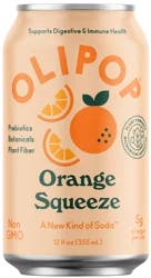 Olipop Sparkling Tonic Orange Squeeze, 12 Oz