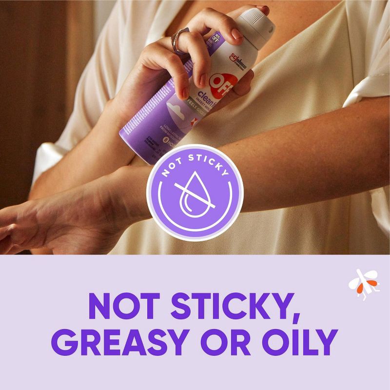 slide 4 of 14, OFF! Clean Feel Mosquito Repellent Picaridin DEET-free Bug Spray - 5oz, 5 oz