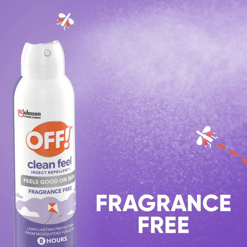 slide 7 of 13, OFF! Clean Feel Mosquito Repellent Bug Spray - 5oz, 5 oz