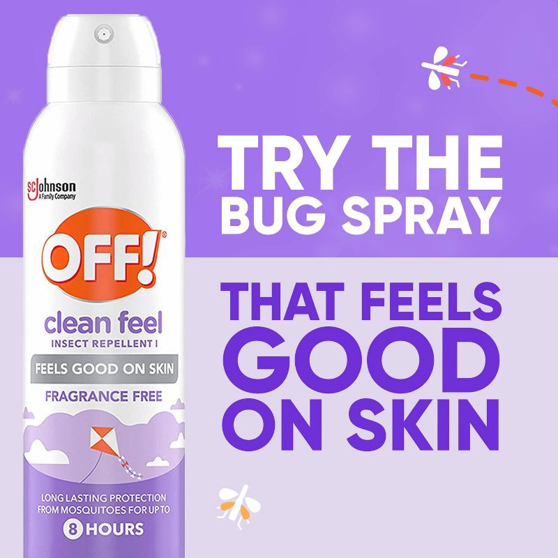 slide 8 of 13, OFF! Clean Feel Mosquito Repellent Bug Spray - 5oz, 5 oz