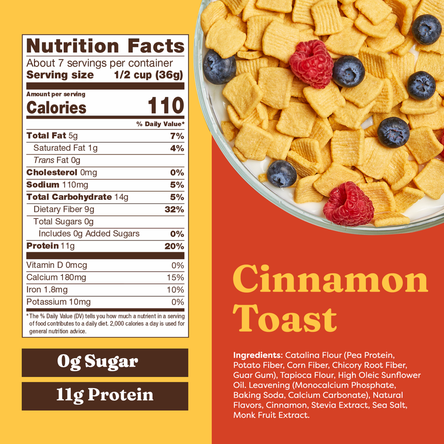 slide 3 of 5, Catalina Crunch Cinnamon Toast Zero Sugar Cereal, 9 oz