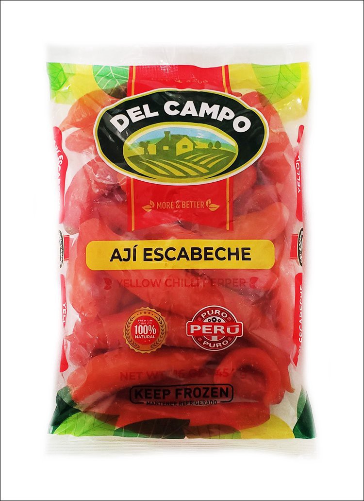slide 1 of 1, Del Campo Yellow Chili Pepper/Aji Escabeche - 16 oz, 16 oz