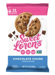 Sweet Loren's Gluten Free & Vegan Chocolate Chunk Cookie Dough, 12oz