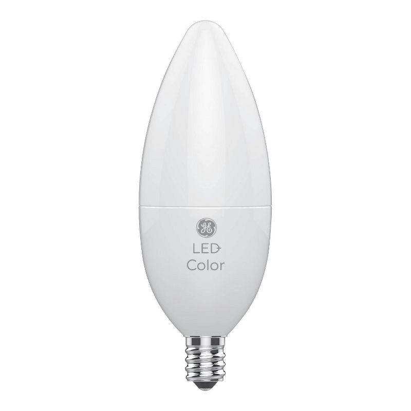 slide 9 of 9, GE Household Lighting GE 2pk LED Color Changing LED Decorative Small Base Light Bulbs, 2 ct