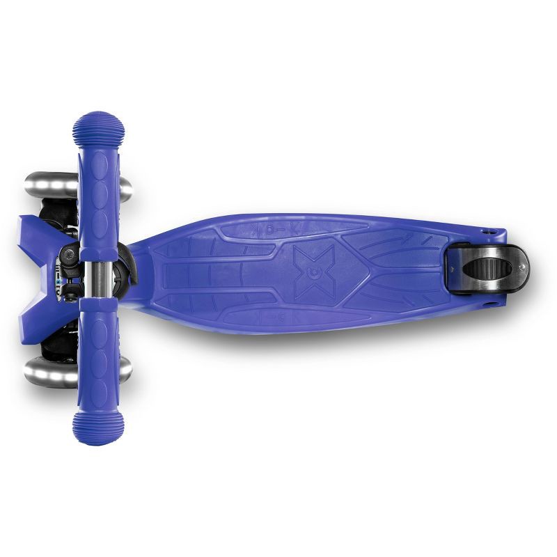 slide 3 of 4, Micro Kickboard Maxi Kick Kids' Scooter with LED Lights - Blue, 1 ct