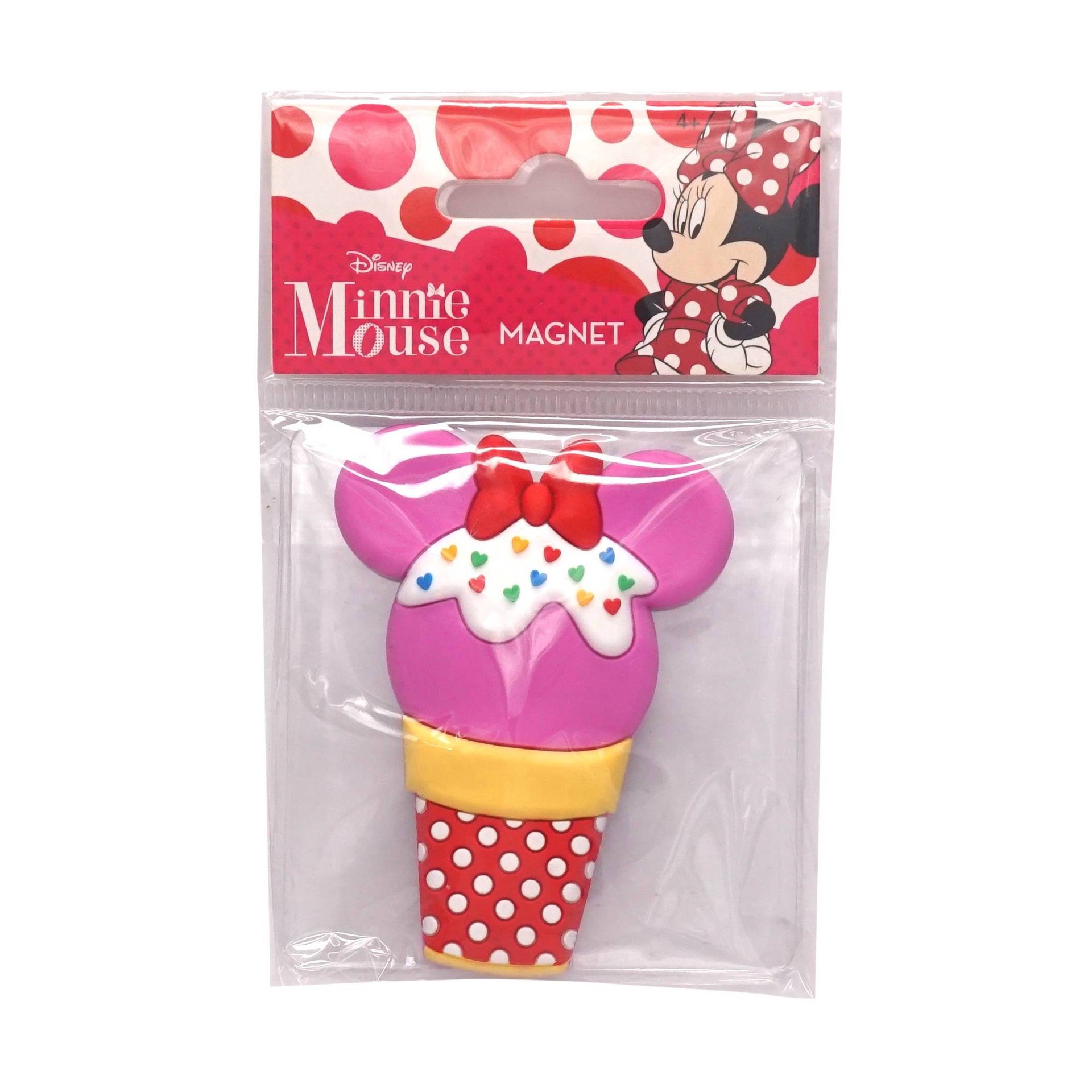slide 2 of 3, Disney Minnie Mouse Ice Cream Figure Magnet, 1 ct