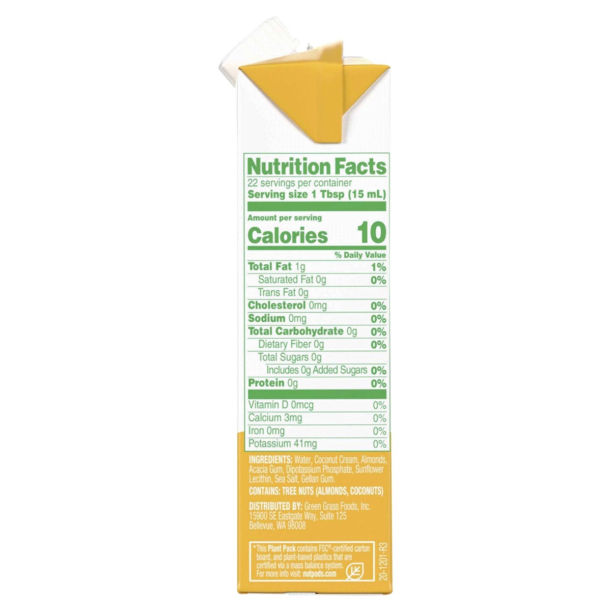slide 2 of 2, Nutpods Creamer Dairy-Free Unsweetened Original- 11.2 fl oz, 11.2 fl oz