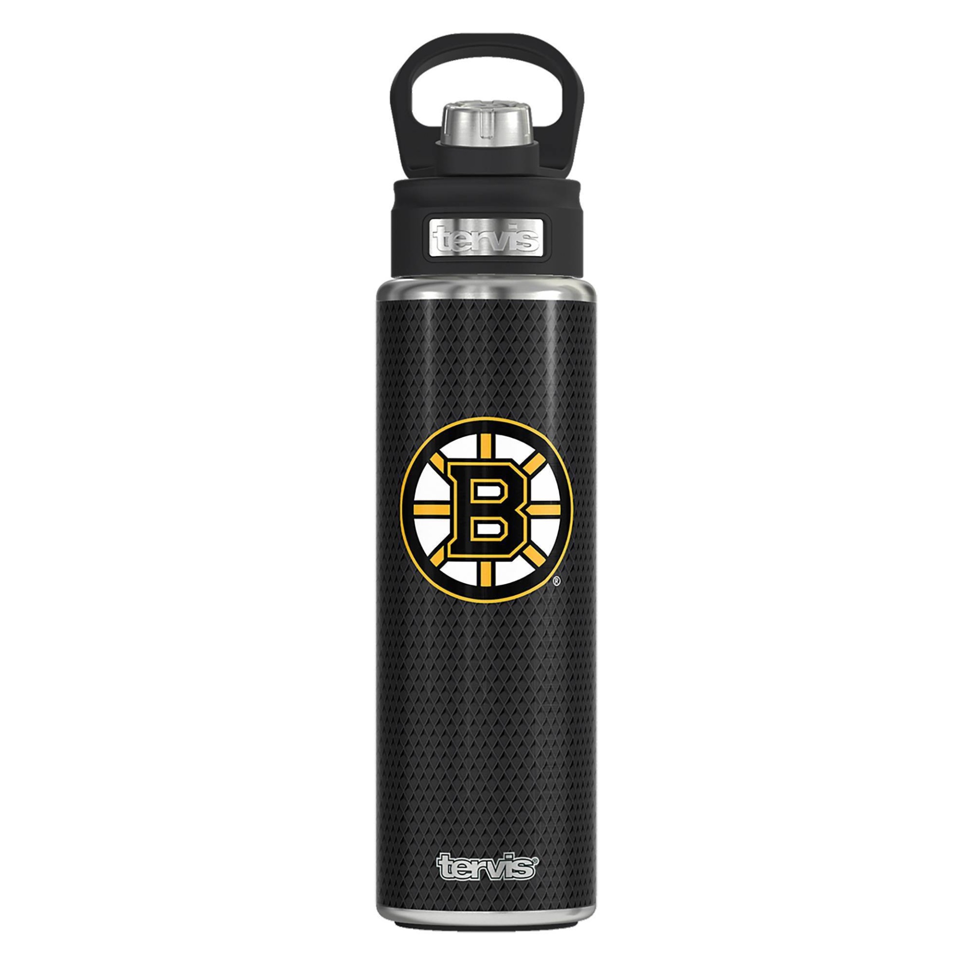 NHL Boston Bruins 24oz Stainless Steel Puck Wide Mouth Water Bottle 24 ...