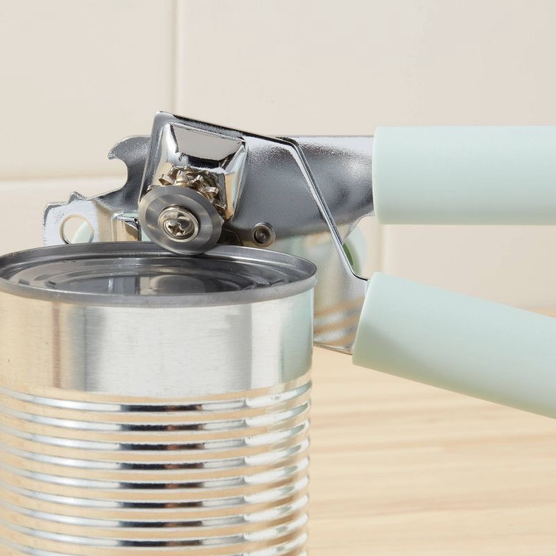slide 2 of 3, Can Opener Mint Green - Room Essentials™: Manual, Freestanding, Dishwasher-Safe, Plastic & Iron, Kitchen Tool, 1 ct