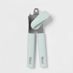 Can Opener Mint Green - Room Essentials™: Manual, Freestanding, Dishwasher-Safe, Plastic & Iron, Kitchen Tool
