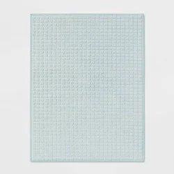 Kitchen Drying Mat Green - Room Essentials™: Mint Polyester Dish Mat, 20"x15", Machine Washable