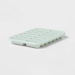 Silicone Ice Tray Mint Green - Room Essentials™: 14-Cavity Silicone Mold, Dishwasher-Safe, 8.55 Volume Capacity