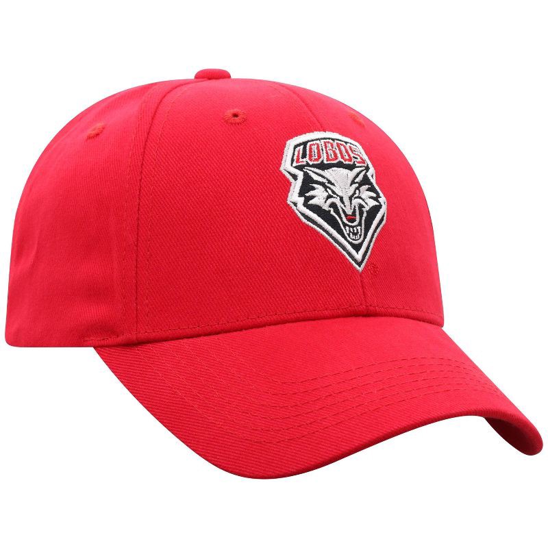 slide 2 of 4, NCAA New Mexico Lobos Structured Brushed Cotton Vapor Ballcap: Adjustable Solid Baseball Hat, 1 ct