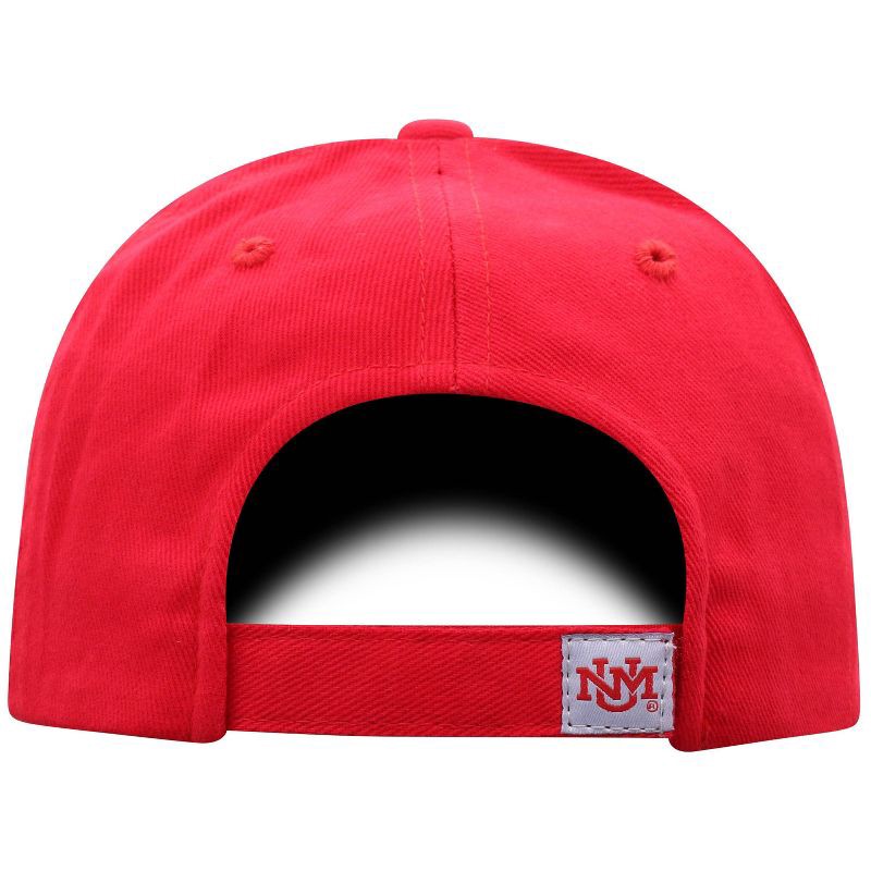 slide 4 of 4, NCAA New Mexico Lobos Structured Brushed Cotton Vapor Ballcap: Adjustable Solid Baseball Hat, 1 ct