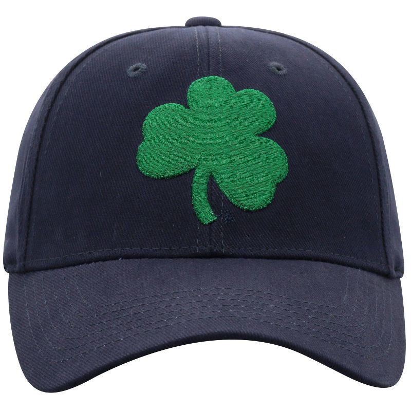 slide 3 of 4, NCAA Notre Dame Fighting Irish Structured Brushed Cotton Vapor Ballcap: Adjustable Navy Blue Hat, 1 ct