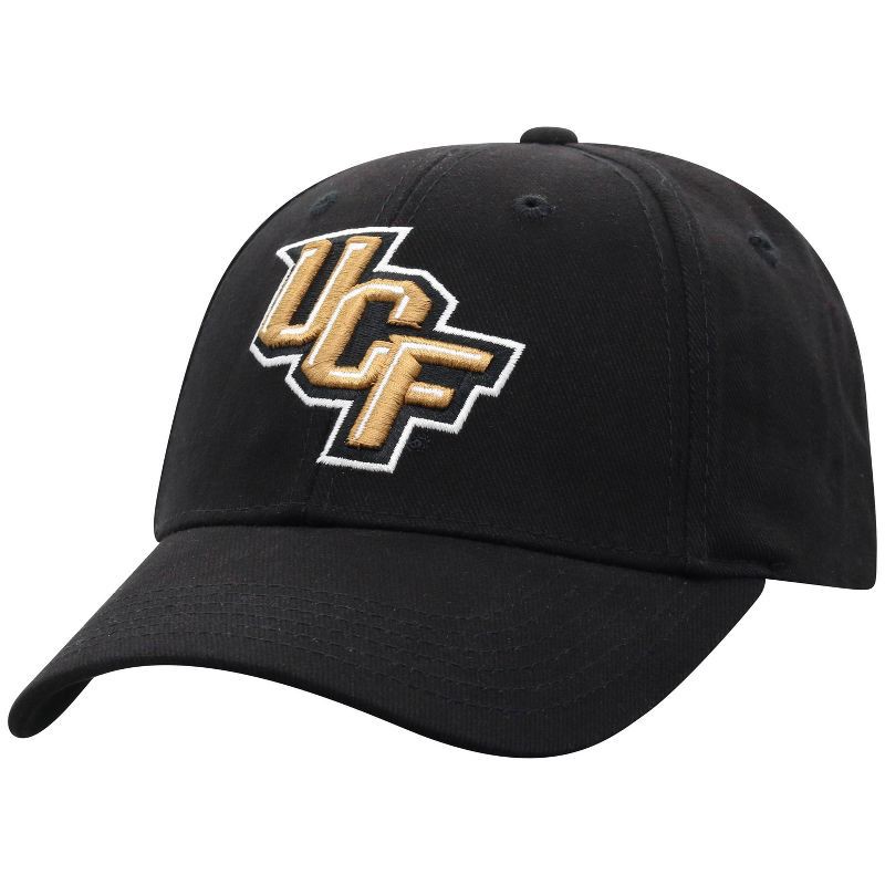 slide 1 of 4, NCAA UCF Knights Structured Brushed Cotton Vapor Ballcap: Adjustable Black Hat, 1 ct