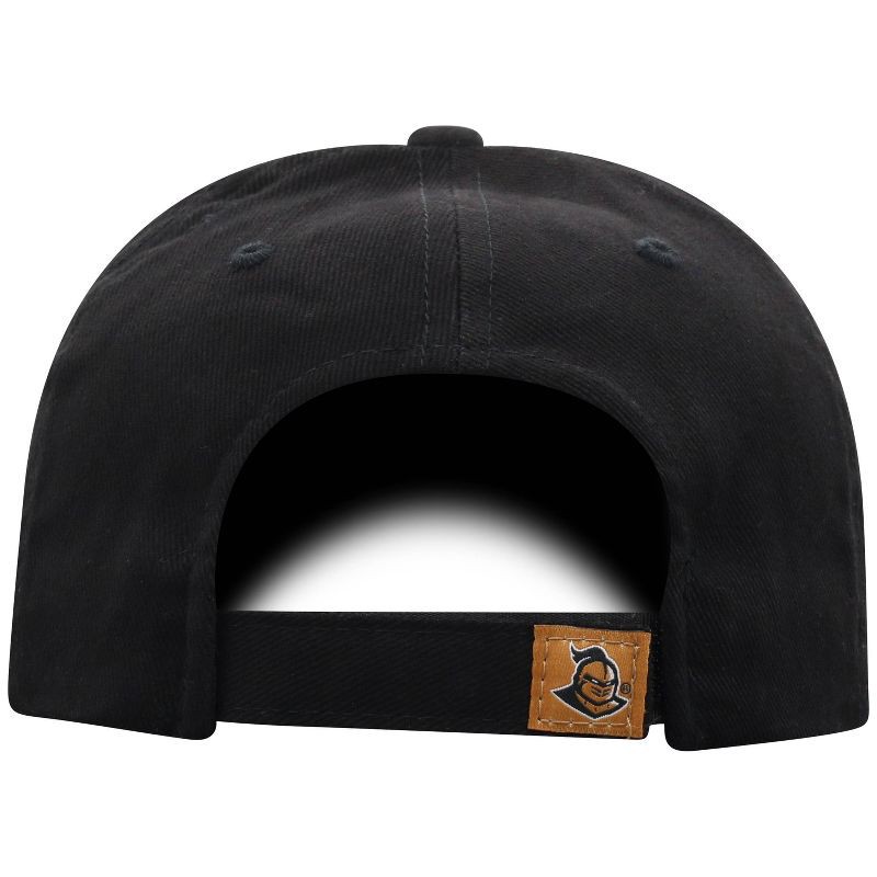 slide 4 of 4, NCAA UCF Knights Structured Brushed Cotton Vapor Ballcap: Adjustable Black Hat, 1 ct