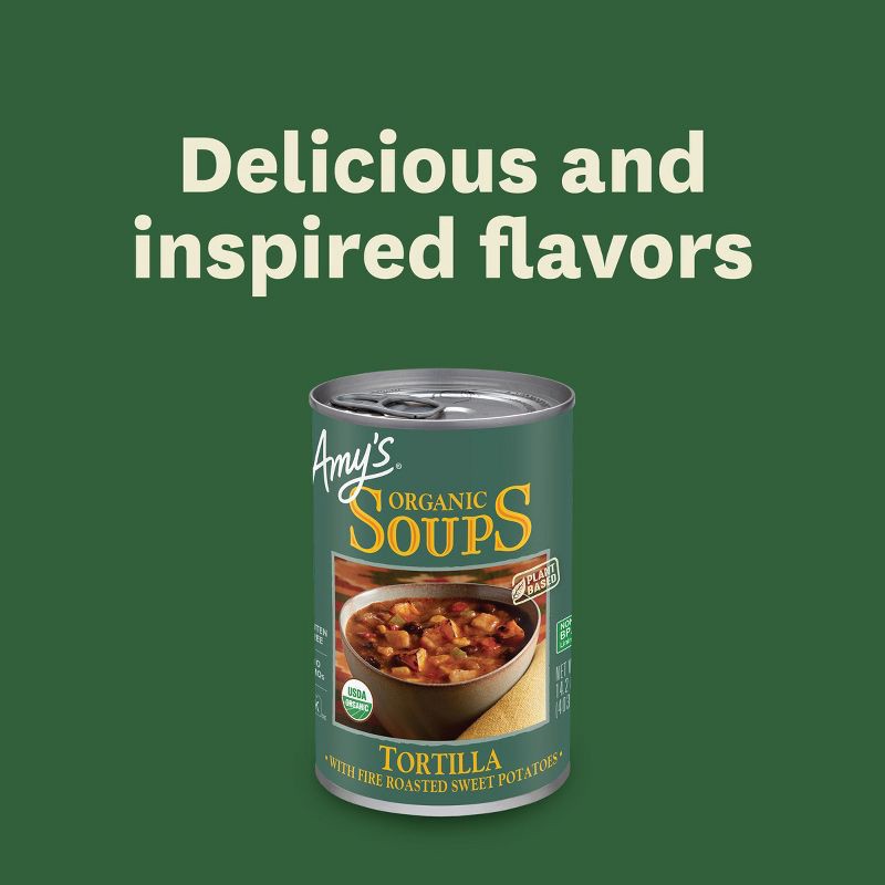 slide 8 of 10, Amy's Organic Plant Based Gluten Free Tortilla Soup - 14.2oz, 14.2 oz