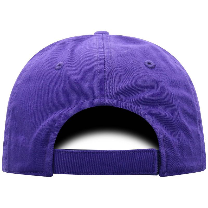 slide 4 of 4, NCAA LSU Tigers Structured Brushed Cotton Captain Ballcap: Adjustable Solid Baseball Hat, One Size Fits Most, 1 ct