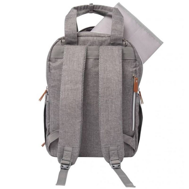 slide 5 of 8, Trend Lab Backpack Diaper Bag - Gray, 1 ct