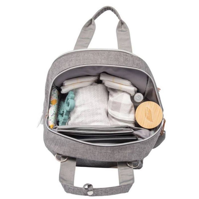 slide 6 of 8, Trend Lab Backpack Diaper Bag - Gray, 1 ct