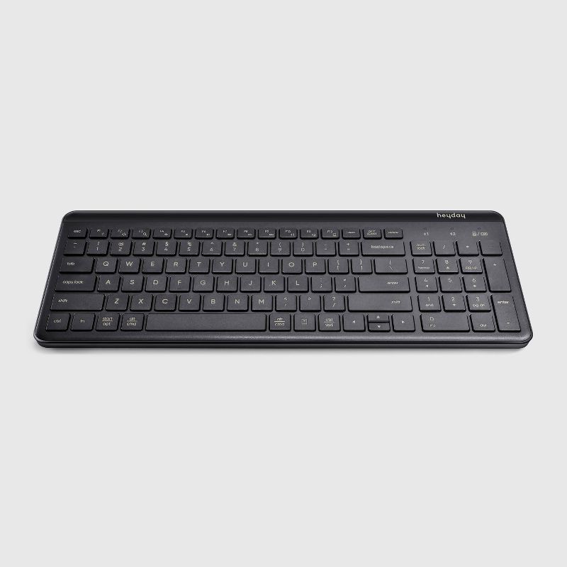 slide 5 of 6, Bluetooth Keyboard - heyday™ Black & Gold, 1 ct