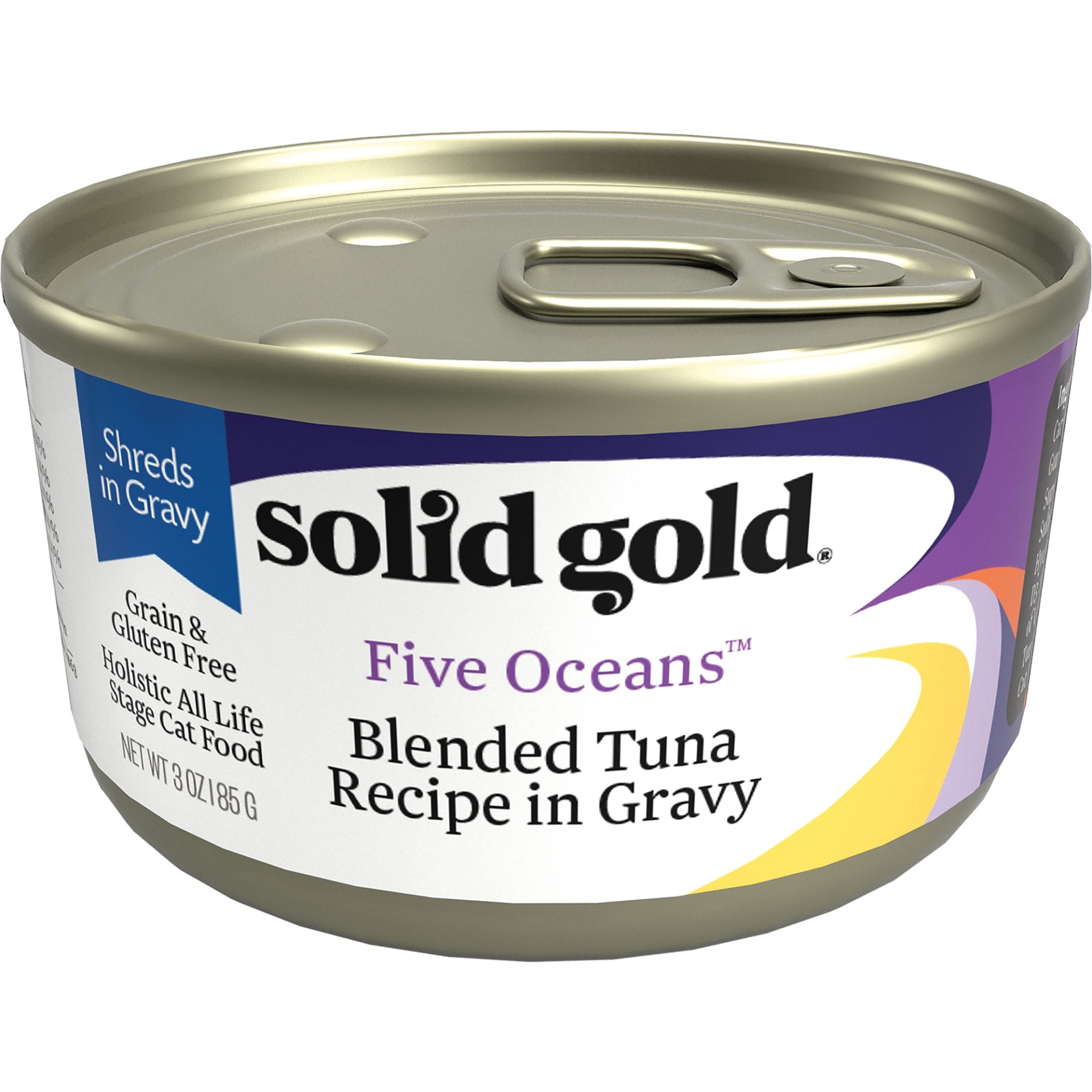 slide 1 of 1, Solid Gold New Moon Tuna Grain Free Canned Cat Food, 3 oz