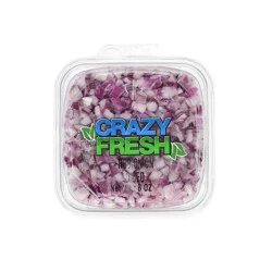 Crazy Fresh Diced Red Onion - 6oz