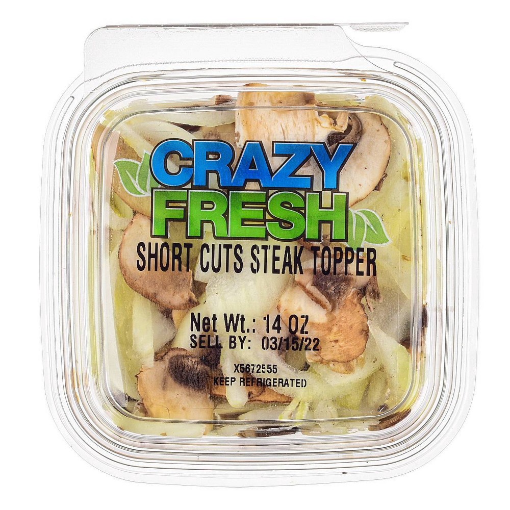 slide 3 of 6, Crazy Fresh Short Cut Steak Topper - 14oz, 14 oz