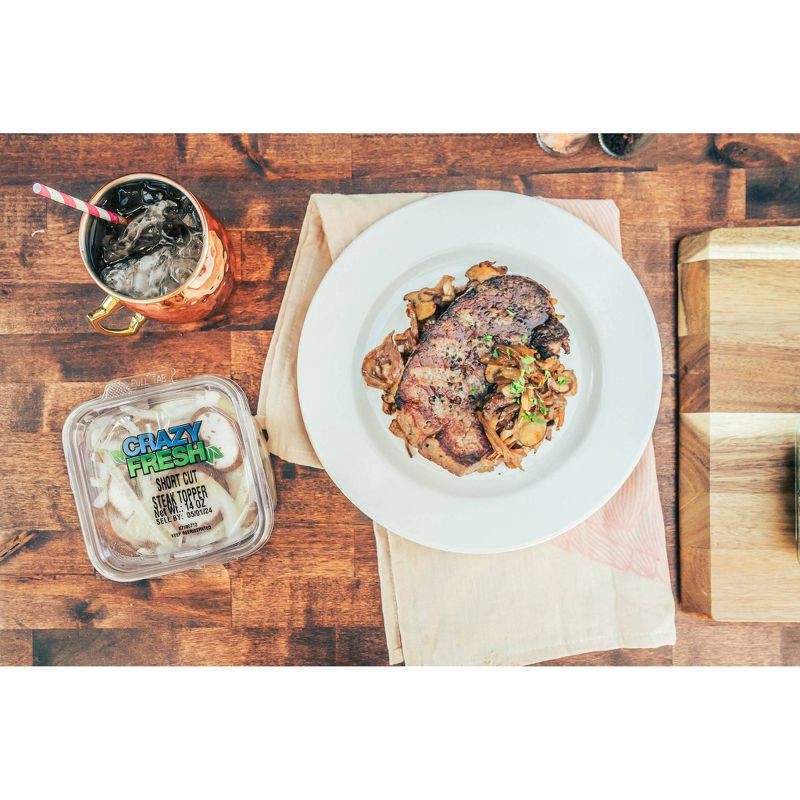 slide 2 of 7, Crazy Fresh Short Cut Steak Topper - 14oz, 14 oz