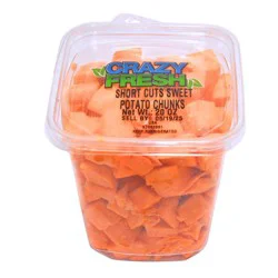 Crazy Fresh Short Cut Sweet Potato Chunks - 20oz