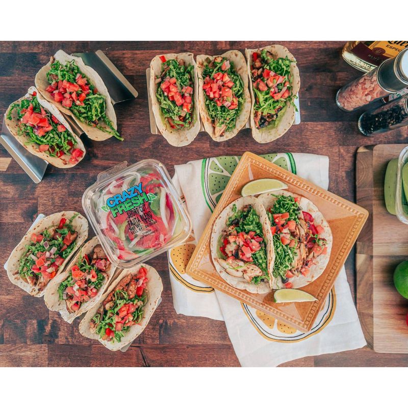 slide 2 of 6, Crazy Fresh Short Cut Fajita Blend - 16oz, 16 oz