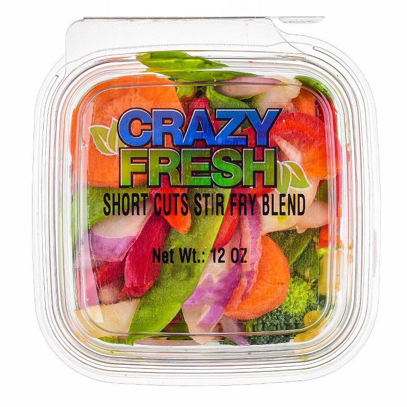 slide 1 of 3, Crazy Fresh Short Cuts Stir Fry Blend - 12oz, 12 oz